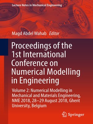 cover image of Proceedings of the 1st International Conference on Numerical Modelling in Engineering